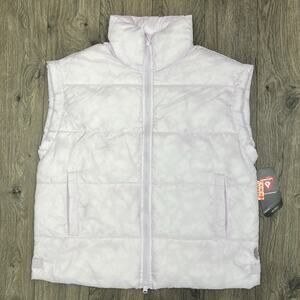 Free People Movement Bubble Puffer Full Zip Vest Sz Small Pink Rose Quartz $148